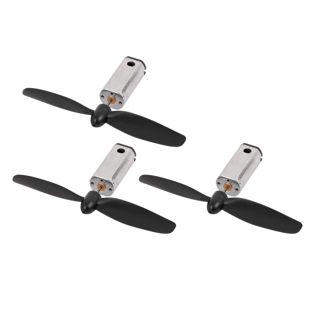 Aexit DC 3V Electrical equipment 35000RPM -DIY- N50 Magnetic Motor w 2 Vanes CW Prop for Quadcopter 3PCS