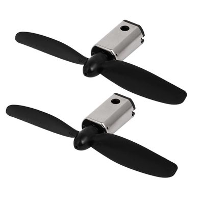 Aexit 2PCS DC Electrical equipment 3.7V 20000RPM -DIY- N30 Magnetic Motor w 2 Vane CW Prop for Quadcopter