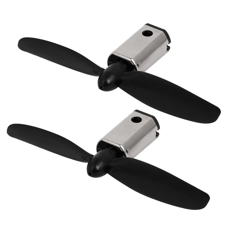 Aexit 2PCS DC Electrical equipment 3.7V 20000RPM -DIY- N30 Magnetic Motor w 2 Vane CW Prop for Quadcopter