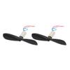 Aexit 2Pcs DC Electrical equipment 3.7V 50000RPM 6x12mm Motor w Helicopter CCW Propeller for RC Quadcopter view 1