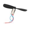 Aexit 2Pcs DC Electrical equipment 3.7V 50000RPM 6x12mm Motor w Helicopter CCW Propeller for RC Quadcopter view 2