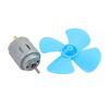 Aexit 2Pcs DC Electrical equipment 3V 17000RPM 0.13A High Torque Motor 4 Vanes 56mm Dia RC Propeller Blue view 2