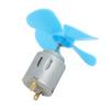 Aexit 2Pcs DC Electrical equipment 3V 17000RPM 0.13A High Torque Motor 4 Vanes 56mm Dia RC Propeller Blue view 3