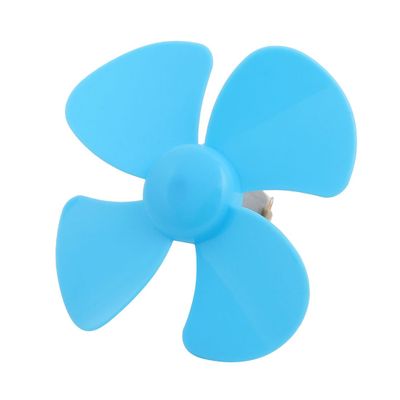 Aexit DC 3V Electrical equipment 17000RPM High Torque Motor 4 Vanes Propeller Blue for RC Boat Aircraft