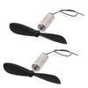 Aexit 2Pcs DC3V Electrical equipment 20000RPM 7mm x 16mm Motor w Helicopter CCW Propeller for RC Quadcopter view 1