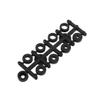 Aexit Black Plastic Electrical equipment RC Airplane Prop Propeller Paddle 9060 Shaft Adapter Ring view 2