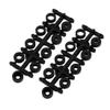 Aexit 2 Pcs Electrical equipment 5 x 4.5 Inches 2-Vanes CW RC Aircraft Propeller Black w Hole Adapter view 3
