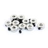 Aexit 10 Pcs Electrical equipment RC Airplane Landing Gear Wheel Stoppers 4.1mm Inner Dia 4.2x10mm w Screw view 1