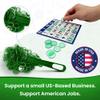 MR CHIPS Made in USA Upgraded Bingo Magnetic Wand & 200 Pieces  Inch Green Plastic Chips with Metal Rings - Support American Jobs view 3