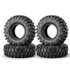 4pcs 1.9" Rubber Tires Racing Tyre 108mm for 1/10 SCX10 CC01 F350 Truck RC Crawler Cars view 1