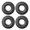 4pcs 1.9" Rubber Tires Racing Tyre 108mm for 1/10 SCX10 CC01 F350 Truck RC Crawler Cars view 3