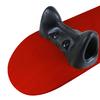 Softrucks Skateboard Indoor Practice Complete 7.75" Black Trucks, Stained Red view 2