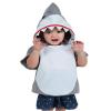 Coskidz Children Shark Costume Fish Grey Pink Yellow Blue Hoodie 3t 4t Boy Girl Halloween Birthday Party (S, Gray) view 2