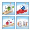 Hape Wooden Quadrilla Super Spirals Marble Run STEM Toy for Kids 4+ Years view 4
