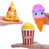 6pcs Slow Rising squishies Squishy Toys Jumbo squishies, Hamburger Popcorn Cake Ice Cream Pizza Kawaii Squishy Toys or Stress Relief Squeeze Toys Party Favors for Kids Adults Decorative Props view 3