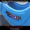 Toy Restore Black & Blue Police Sticker for Little Tikes Cozy Coupe Cop Car 911 view 3