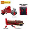 Big Daddy Big Rig Heavy Duty Tractor Trailer Transport Series Lumber Truck Tractor Trailer view 4