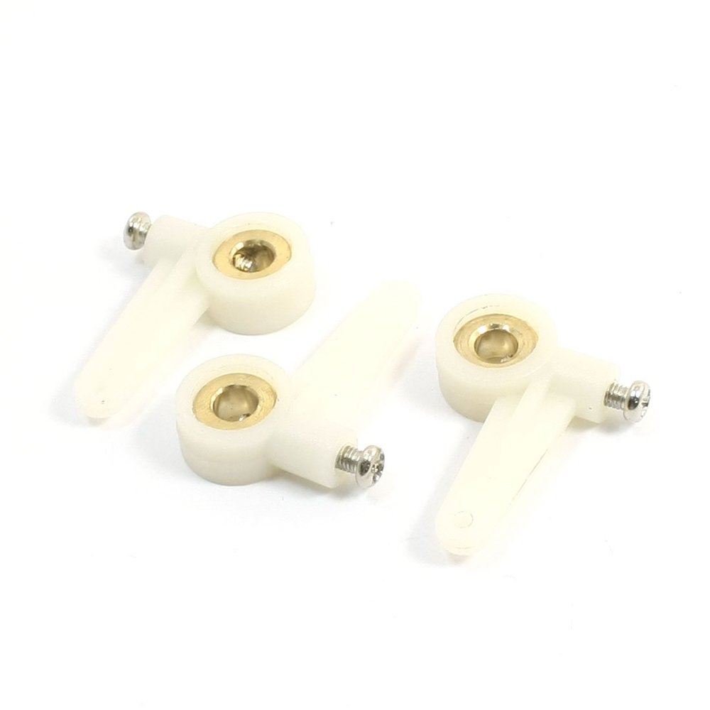 Aexit 3pcs RC Electrical equipment Remote Control Aircraft One Way 5mm Dia 34mm Landing Gear Rocker Arm
