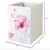 MintShake Hand-painted Custom for IKEA Drona Storage Box Bin Expedit/Kallax Insert for nursery, playroom or office (Poppy Flower) view 2