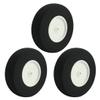 Aexit 3pcs RC Electrical equipment Airplane DIY Assembly Part Super Light Sponge Wheel 65mmx18mm view 1