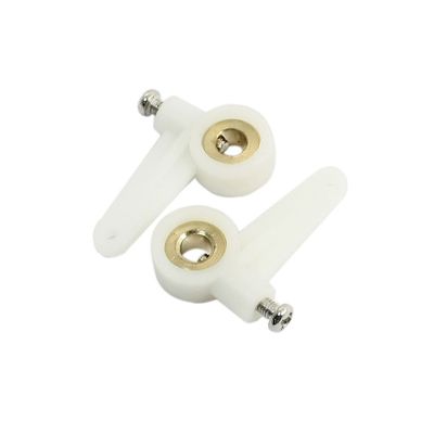 Aexit 2pcs RC Electrical equipment Fixed Wing Airplane One Way 5mm Dia 34mm Landing Gear Rocker Arm