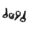 Aexit 2Pair Spare Electrical equipment Parts 45 x 73mm Engine Mounts for 20-48 Size Fixed Wing Aircraft view 1