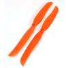 Aexit 2pcs EP-9050 Electrical equipment 2 Vane RC Airplane Propeller Prop w Adapter Ring Orange view 1