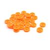 Aexit 30 Pcs Electrical equipment 2mm Hole Orange Plastic Belt Pulley for DIY RC Toy Car Airplane view 1