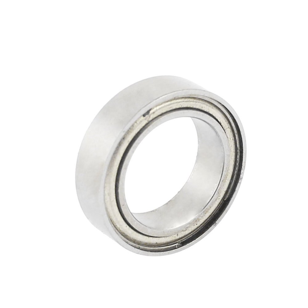 Aexit Gray Metal Electrical equipment 02138 Ball Bearing 15x10x4mm for RC 1/10 On-Road Car