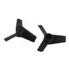 Aexit 2pcs RC Electrical equipment Model Plane 3mm Shaft Dia Motor 3 Vanes Ducted Fan Vane 65mm view 1