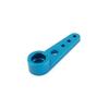 Aexit 30mm Length Electrical equipment 5.5mm Thread Blue Metal Half Servo Rocker Arm Spline for 3mm Shaft RC Robot Horn view 1