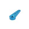 Aexit 30mm Length Electrical equipment 5.5mm Thread Blue Metal Half Servo Rocker Arm Spline for 3mm Shaft RC Robot Horn view 2