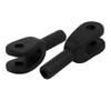 Aexit 2PCS U Electrical equipment Shaped RC Airplane Spare Parts Black Nylon Clevis 30mm Long view 1