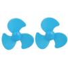 Aexit 2PCS Brushless Electrical equipment Motor 3-Vane RC Boat Airplane Propeller 2-inch Dia Blue view 1
