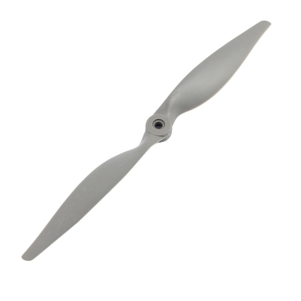 Aexit 11 x Electrical equipment 5.5 Inches Gray 2-Vanes Universal RC Aircraft Propeller w Adapter Rings