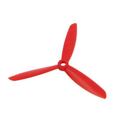 Aexit 5x4.5 Inches Electrical equipment 3-Vanes Electric RC Airplane CCW Propeller Red w Hole Adapter