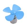 Aexit DC 5V Electrical equipment 2000RPM Large Torque Motor 4 Vanes 56mm Dia Propeller Blue for RC Model view 4