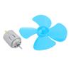 Aexit 2Pcs DC Electrical equipment 1.5V 2000RPM High Torque Motor 4 Vanes 80mm Dia Plastic Propeller Blue view 4