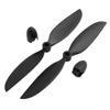 Aexit Black 4.4x2.2 Electrical equipment 2-Vane Spare Propeller Prop with Cap for RC Airplane 5Pcs view 2