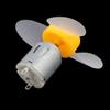 Aexit 2 Pcs Electrical equipment DC 3.0V 0.13A 17000RPM Motor 65mm 3-Vanes Gentle Soft Clear Propeller view 3