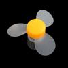 Aexit 2 Pcs Electrical equipment DC 3.0V 0.13A 17000RPM Motor 65mm 3-Vanes Gentle Soft Clear Propeller view 4