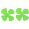 Aexit 2PCS Brushless Electrical equipment Motor 4 Vanes RC Boat Airplane Propeller 1.6-inch Dia Green view 1