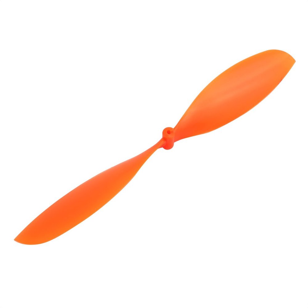 Aexit Orange Plastic Electrical equipment RC Airplane Prop Propeller Paddle 1055 Shaft Adapter Ring