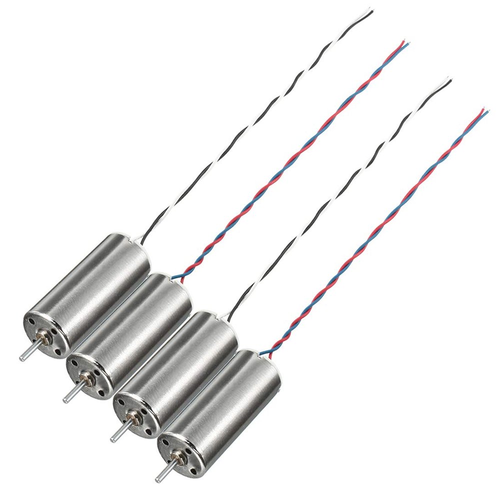 Aexit 4 Pcs Electrical equipment 3.7V Clockwise Anti-clockwise 716 Hollow Cup Motor for RC Quadcopter