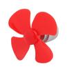 Aexit 2Pcs DC3V Electrical equipment 19500RPM 0.13A High Torque Motor 4 Vanes 56mm Dia DIY RC Propeller Red view 1