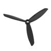 Aexit 5x4.5 Inches Electrical equipment 3-Vanes Electric RC Airplane CCW Propeller Black w Hole Adapter view 1