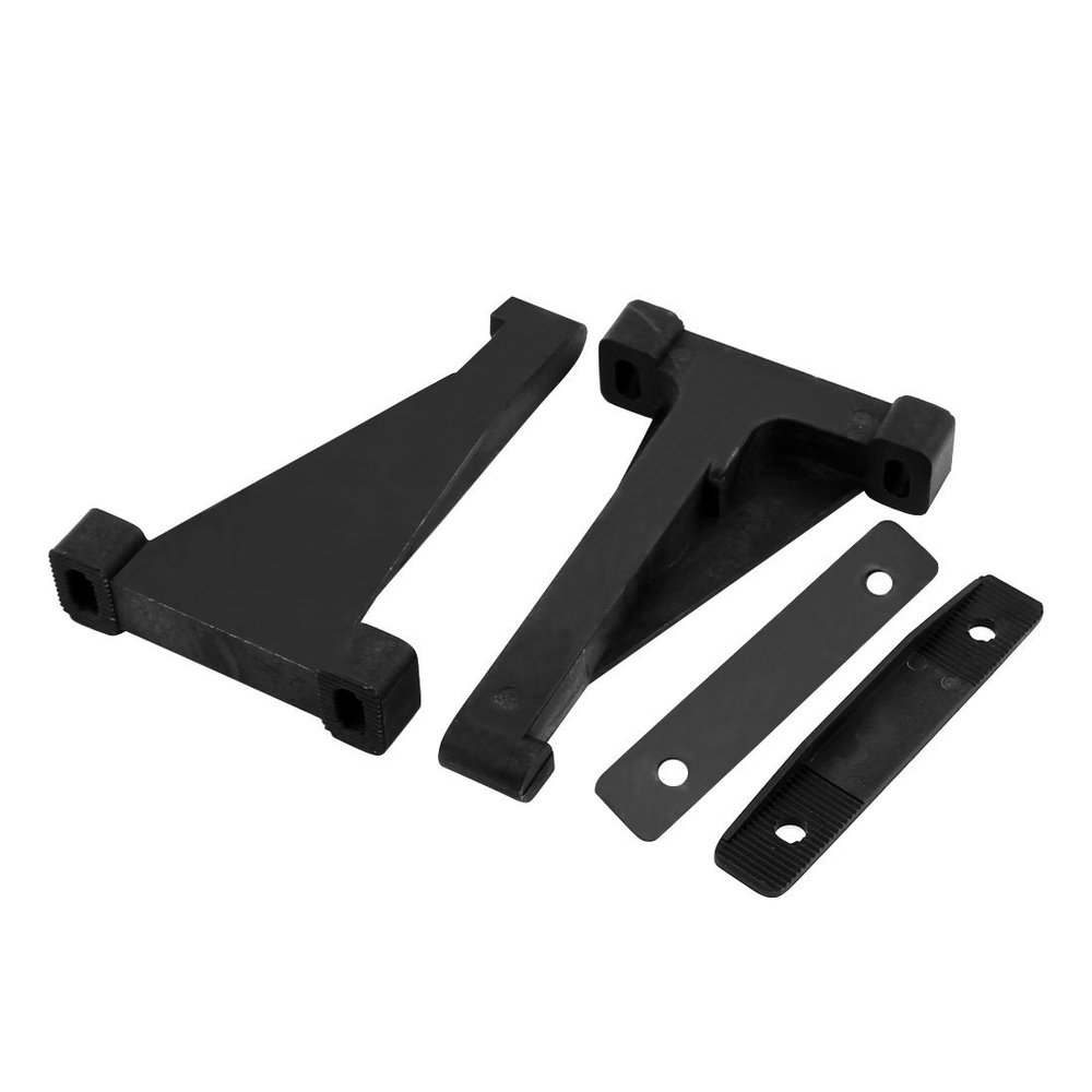 Aexit 1 Pair Electrical equipment 78 x 118mm Split Engine Removable Mounts for RC Model 20-180 Sized Fixed Wing Aircraft Black