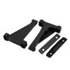 Aexit 1 Pair Electrical equipment 78 x 118mm Split Engine Removable Mounts for RC Model 20-180 Sized Fixed Wing Aircraft Black view 1
