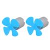 Aexit 2pcs DC Electrical equipment 3V 0.13A 17000RPM Strong Force Motor 4 Vanes 40mm Blue Propeller for RC Aircraft view 1
