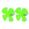 Aexit 2pcs DC Electrical equipment 3V 0.13A 6500RPM Green Strong Force Motor 4 Vanes 56mm Dia Propeller for RC Aircraft view 1